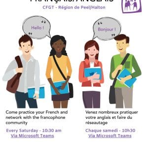 Cercle de conversation français / anglais (Peel/Halton)