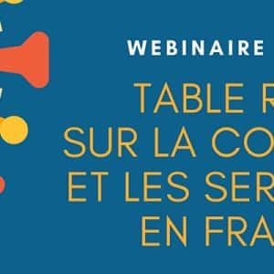 Affiche pour le table ronde sur la COVID-19 et les services en français