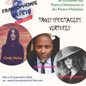 Affiche pour la 15ième édition de francophonie en fête