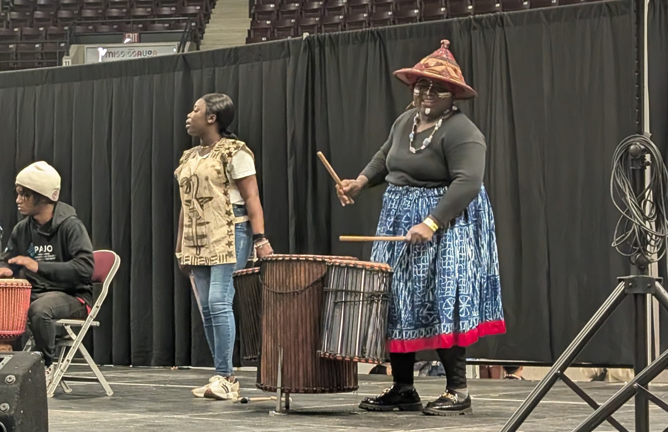 Ngaseu Kamga au pavillon Afrique de Carassauga