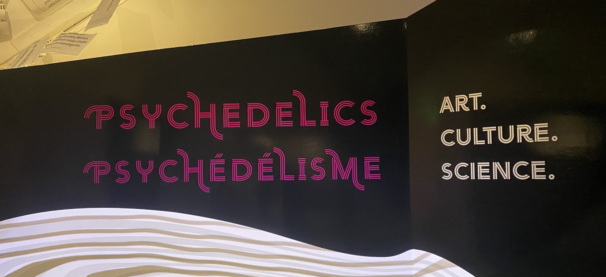 Entree de l'exposition psychedelisme