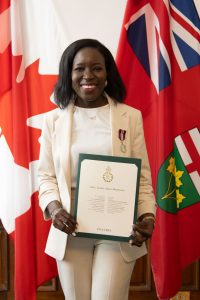 Originaire du Bénin, Sandra Adjou Akiremy a grandi et étudié entre le Maroc, la Suisse et la France, où elle a obtenu un MBA en Management et Commerce international, avant de choisir de s'établir au Canada