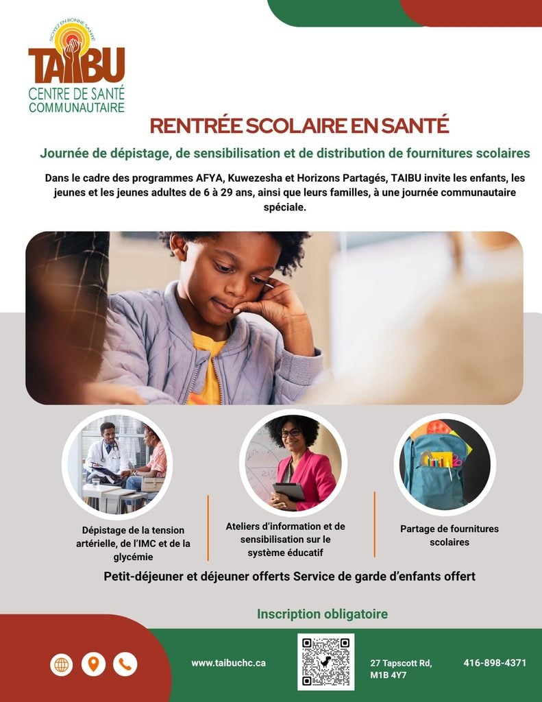 Rentrée scolaire en santé