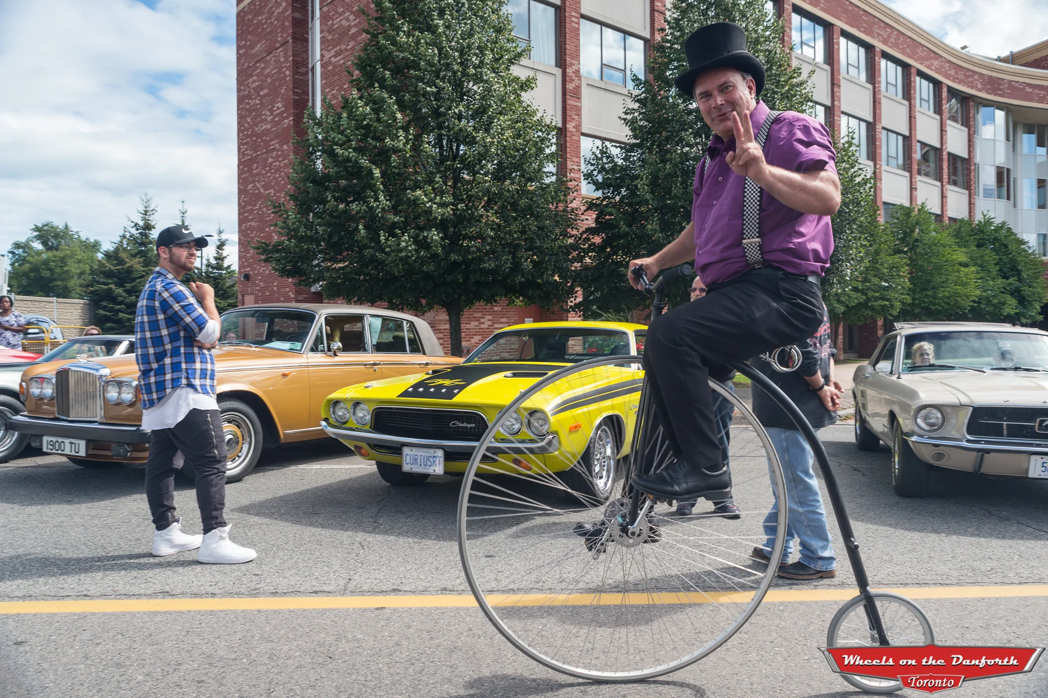 Festival wheels on the Danforth