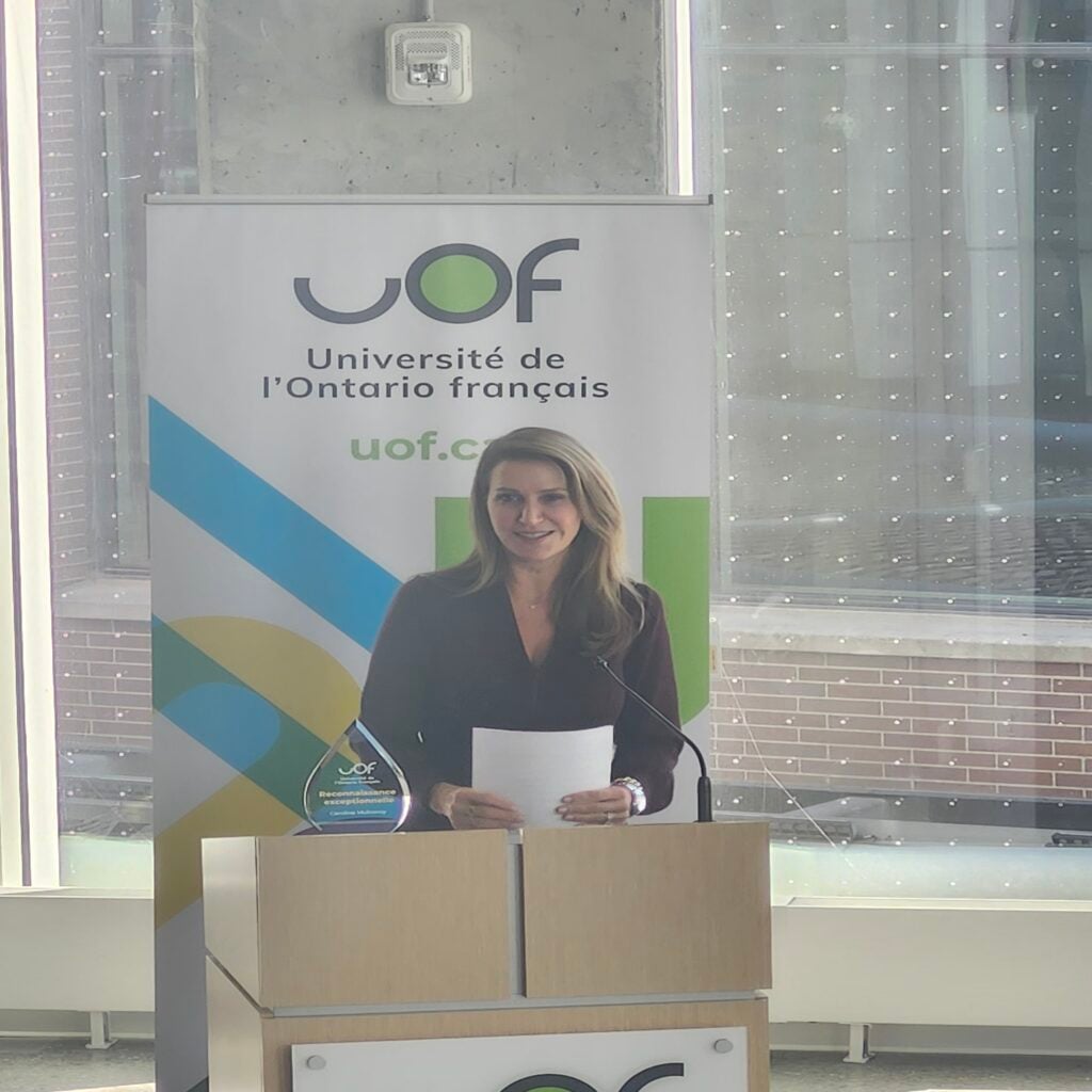 Caroline Mulroney, ancienne députée et ministre des Affaires francophones de l’Ontario, 