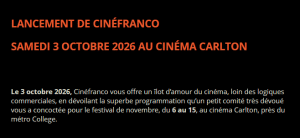 Lancement de Ciné Franco