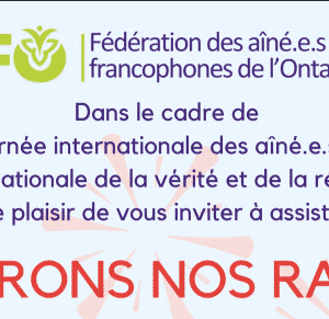 Fédération des aîné.e.s et des retraité.e.s francophones de l'Ontario