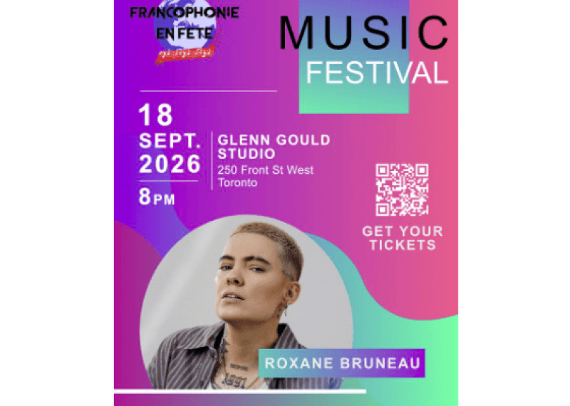 Roxane Bruneau et Pierre Lapointe. C'est un rendez-vous musical à ne pas manquer pour la communauté francophone du Grand Toronto