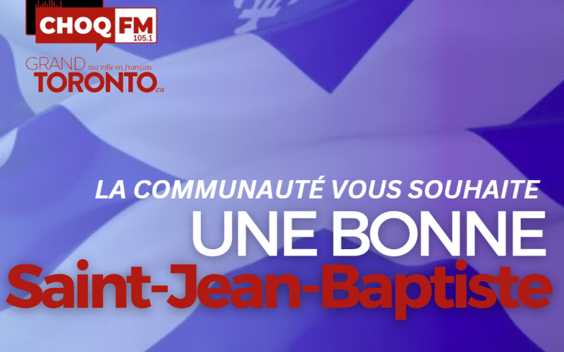 Chaque année autour du 24 juin, le Grand Toronto se pare de bleu, de blanc et de vert pour célébrer la Saint-Jean-Baptiste
